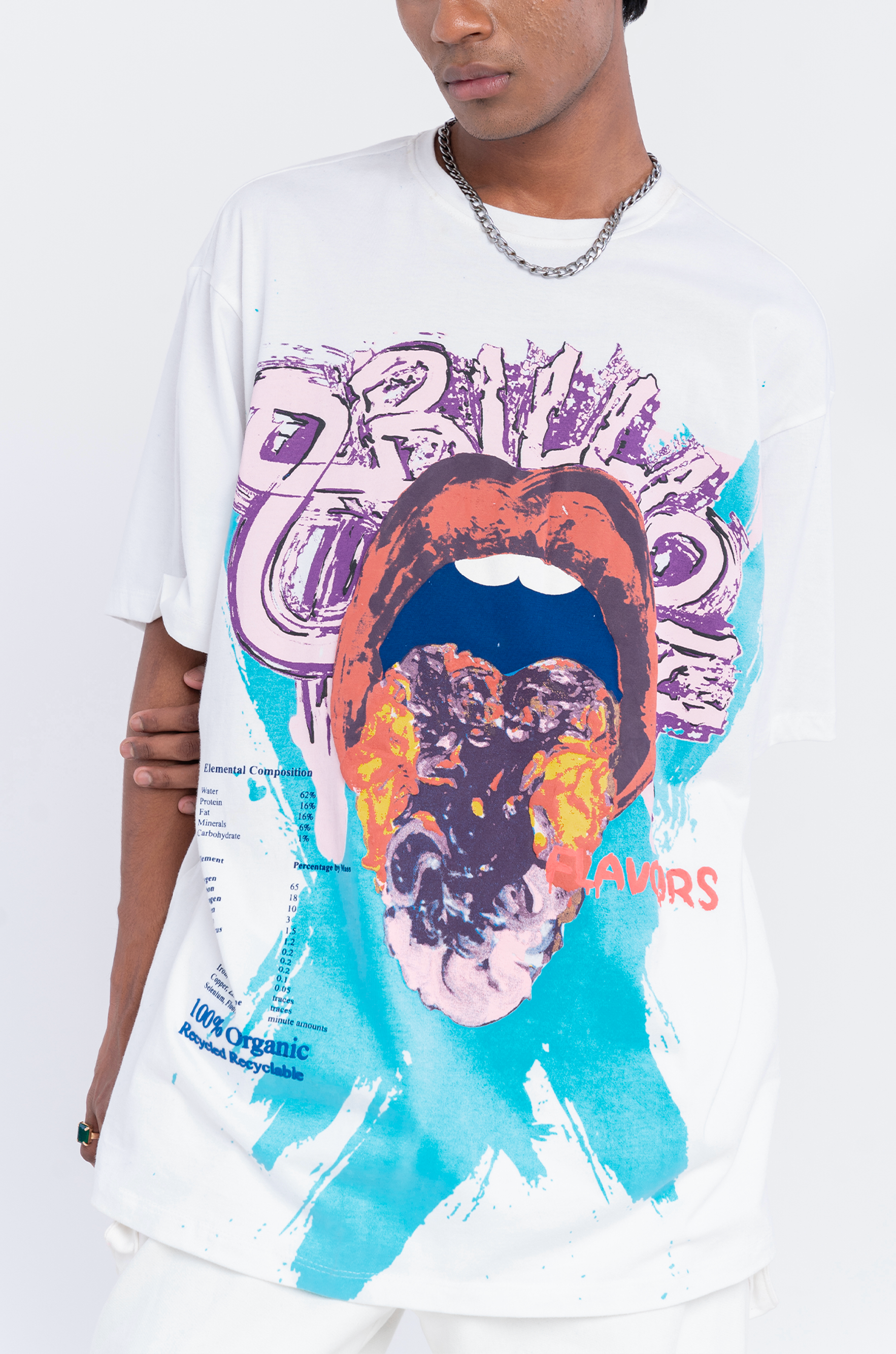 '8 Billion Flavours' T-Shirt (White)