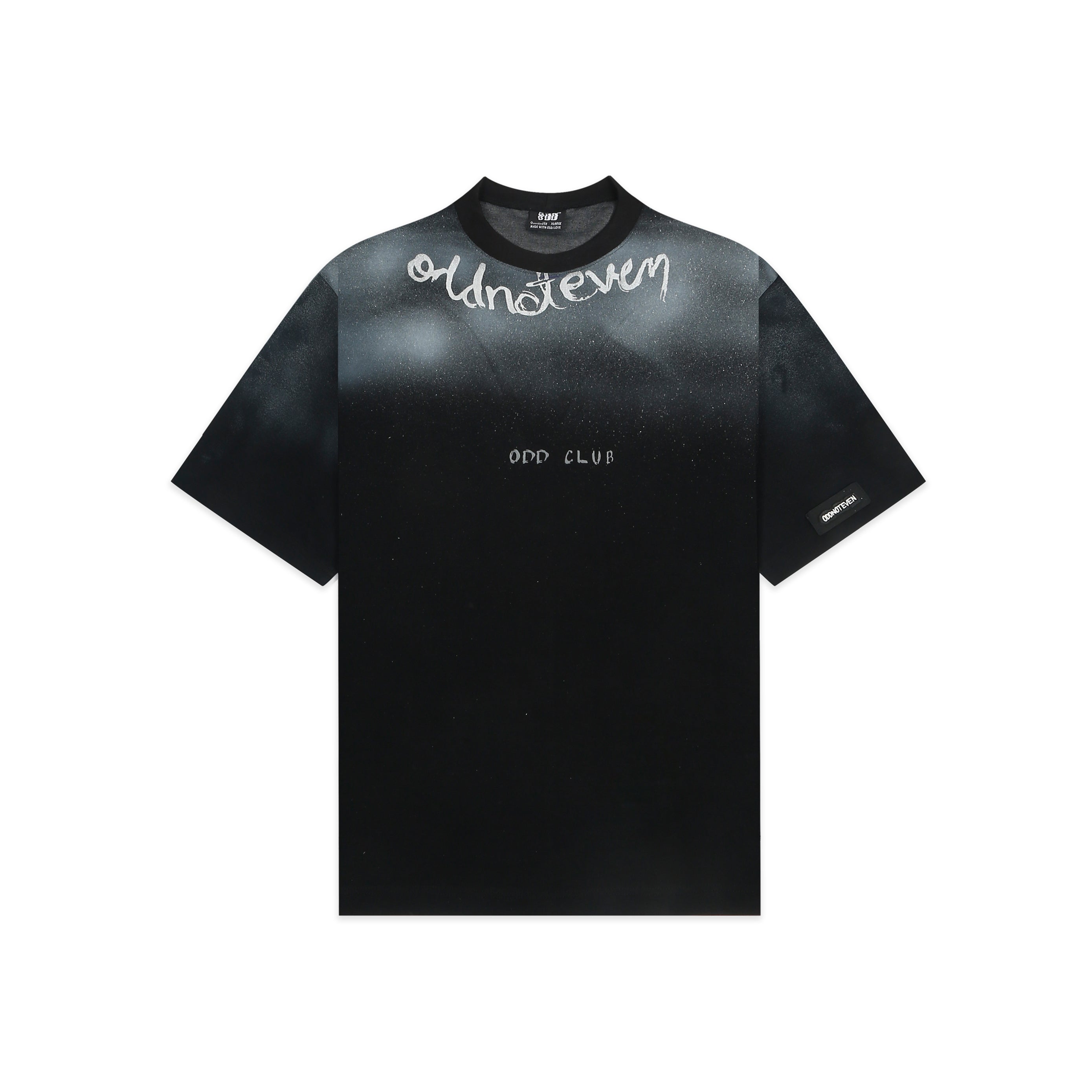 Odd Club Spray Black Tshirt