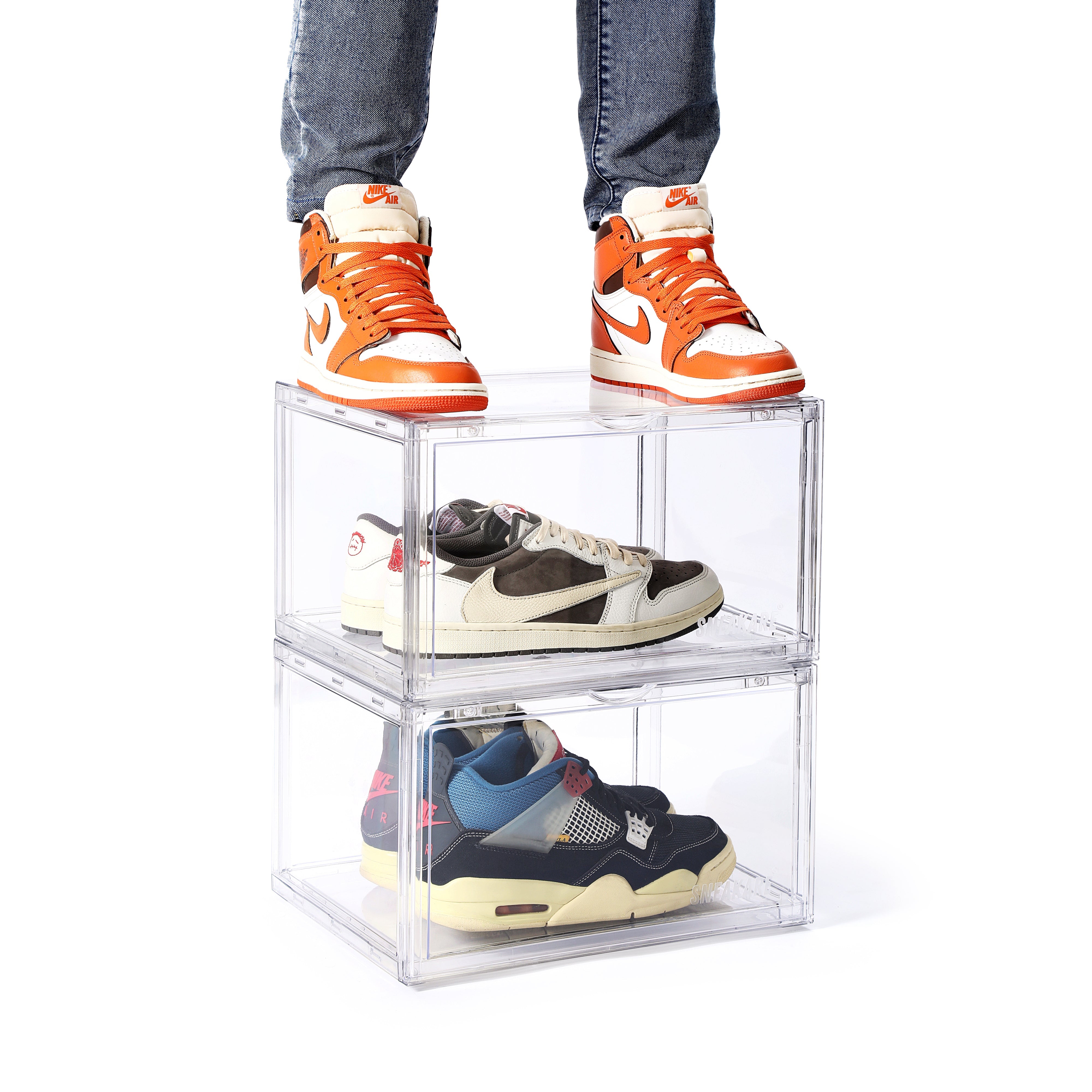 Stack'Em Sneaker Crates | Shoe Crates (Side Drop)