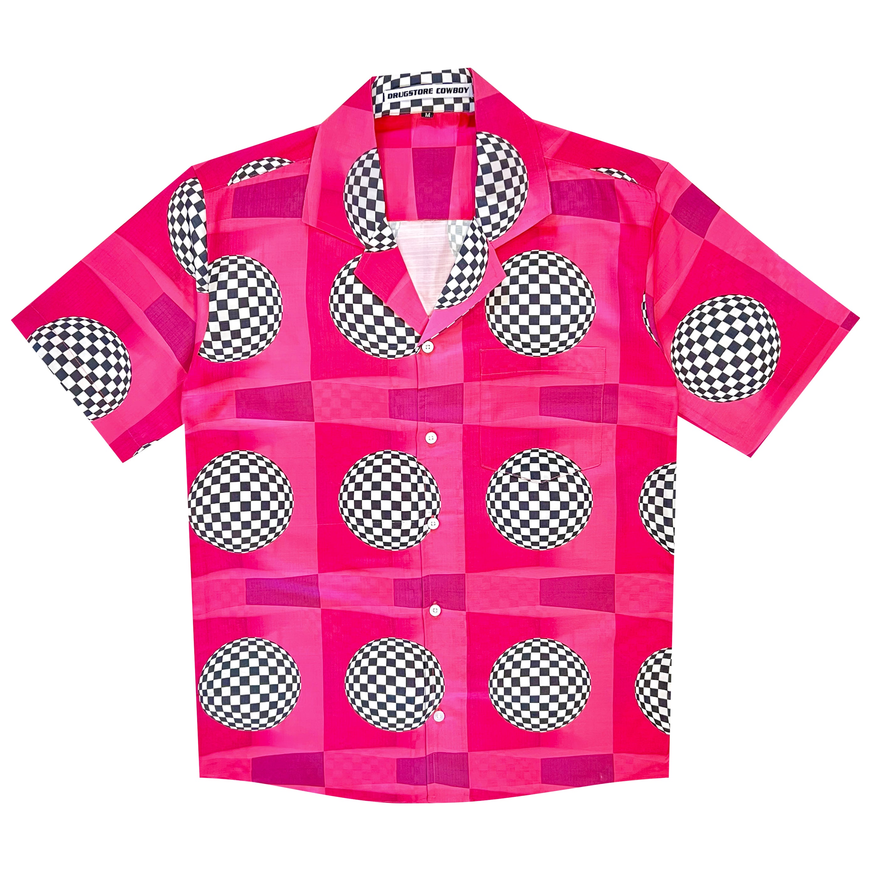 70s Disco Shirt Pink