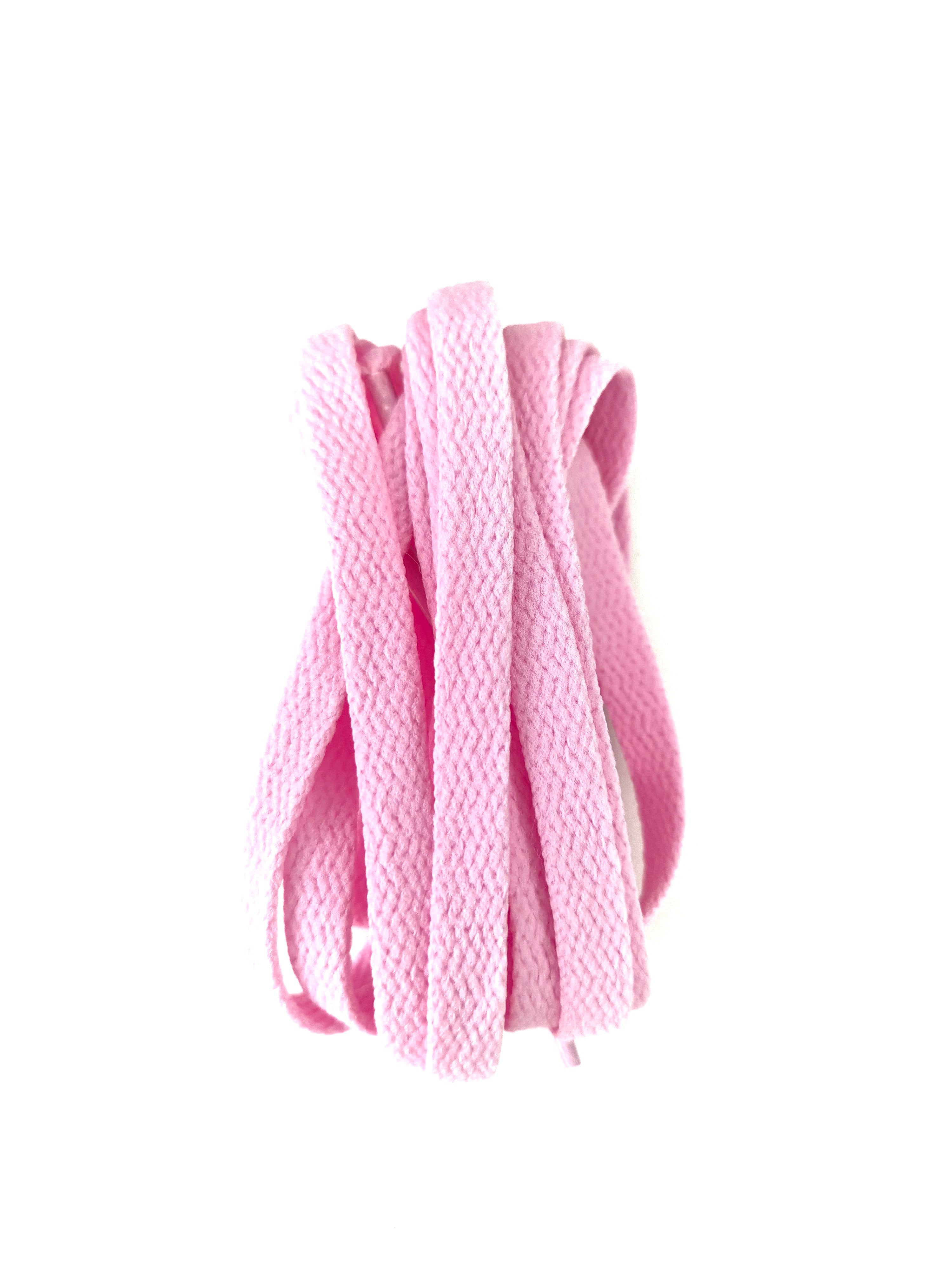 Candy Pink Flat laces