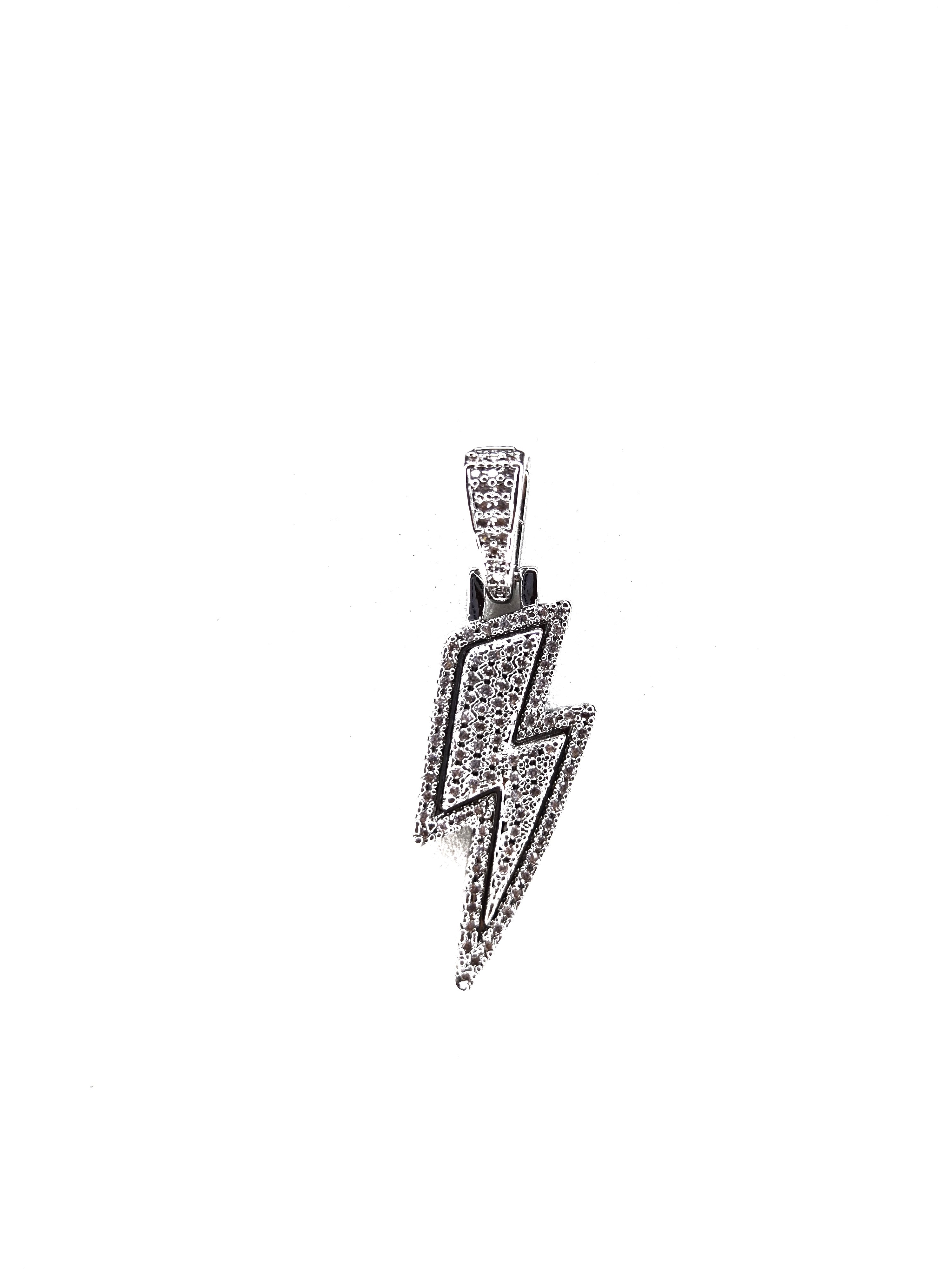 Freezing Flash Iced Out Pendant 14k white gold by Freshice