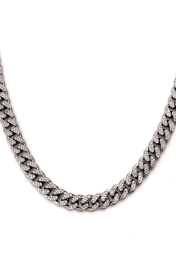 Artic Ice Cuban Link necklace by Freshice|chain