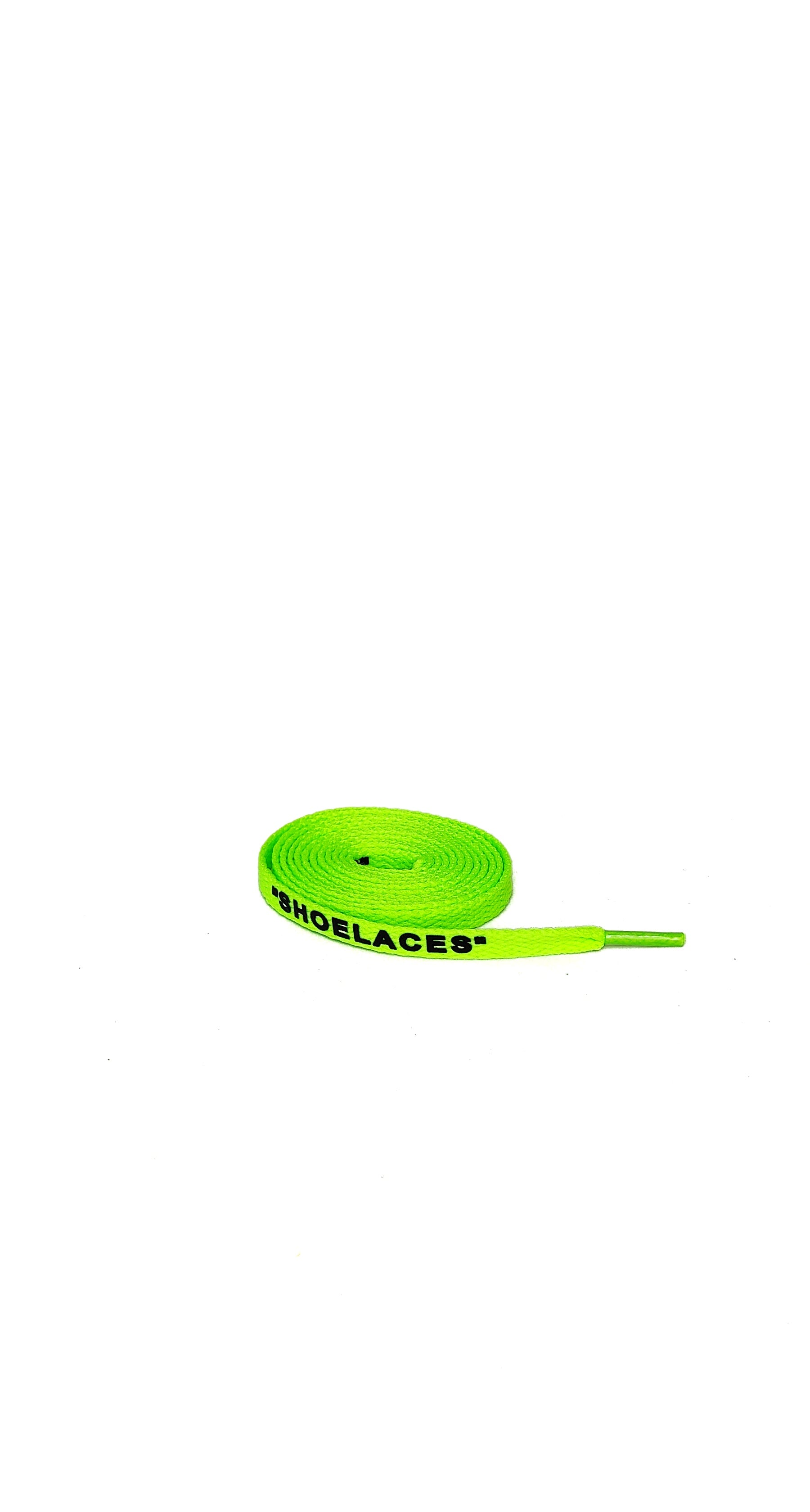 NEON GREEN OFF-WHITE STYLE "SHOELACES" BY TGLC