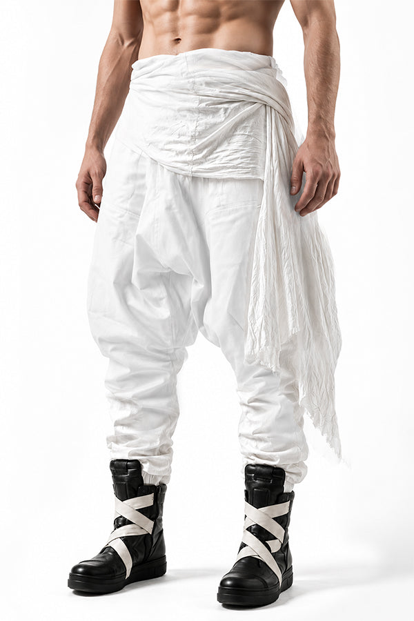 Draped Harem Pants (Limited White Version)