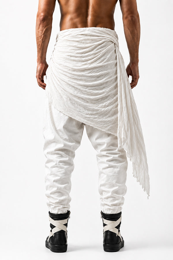 Draped Harem Pants (Limited White Version)