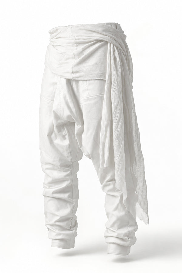 Draped Harem Pants (Limited White Version)