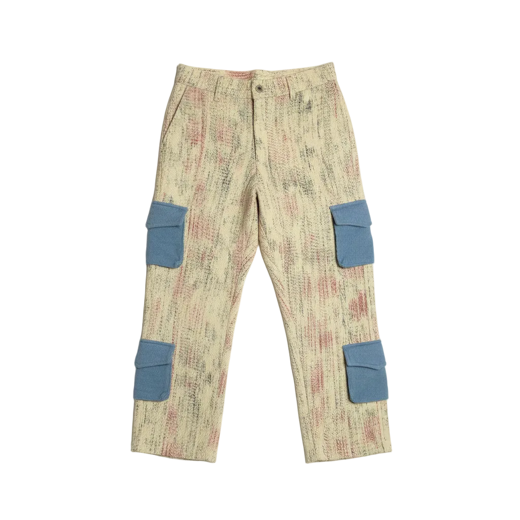 Manjot Singh in FARAK: Handwoven Warp-Printed Pants