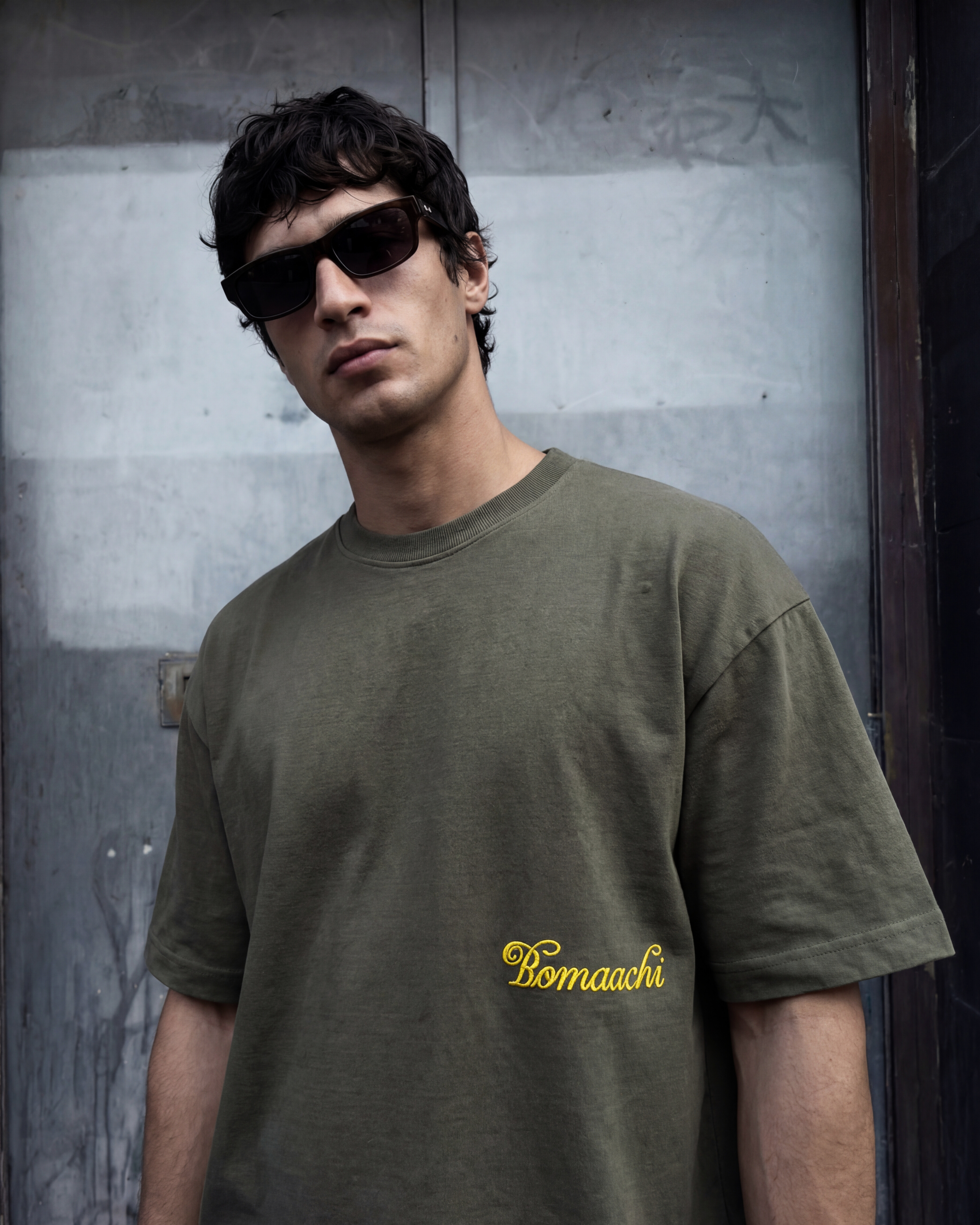 Blank Dark Grey Green T-shirt