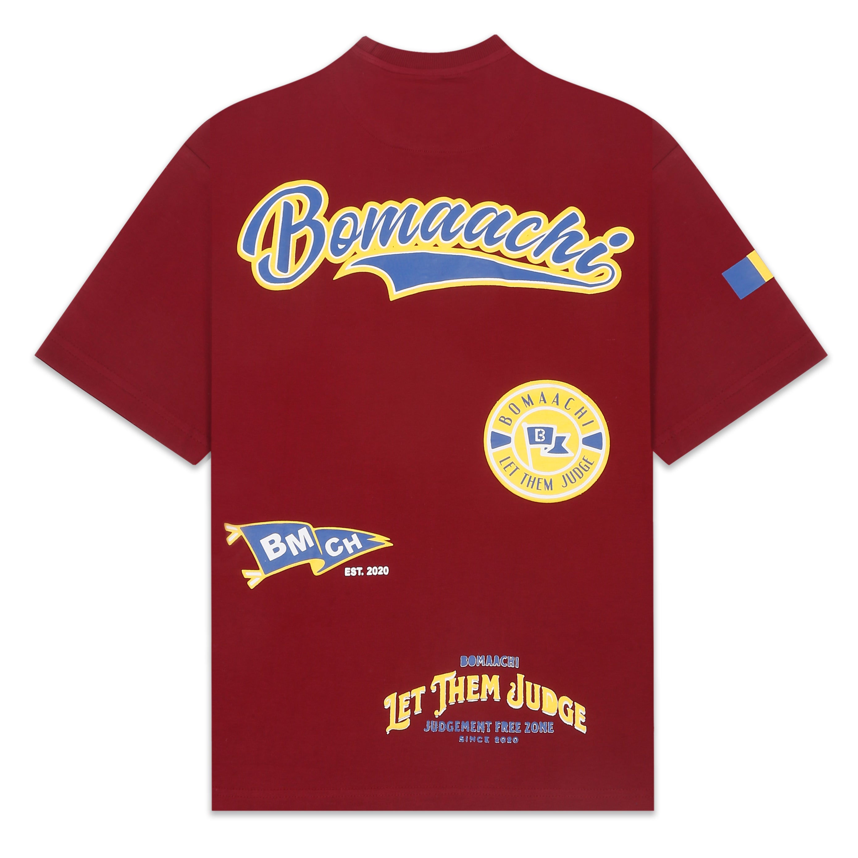 Varsity T-shirt Burgandy