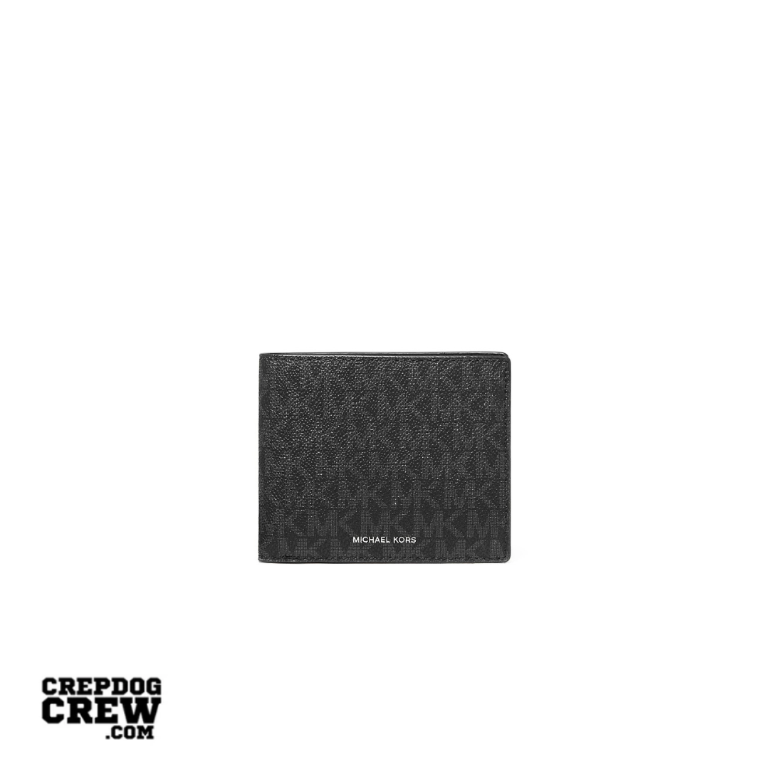 Michael Kors Cooper Logo Billfold Wallet With Coin Pouch BLACK