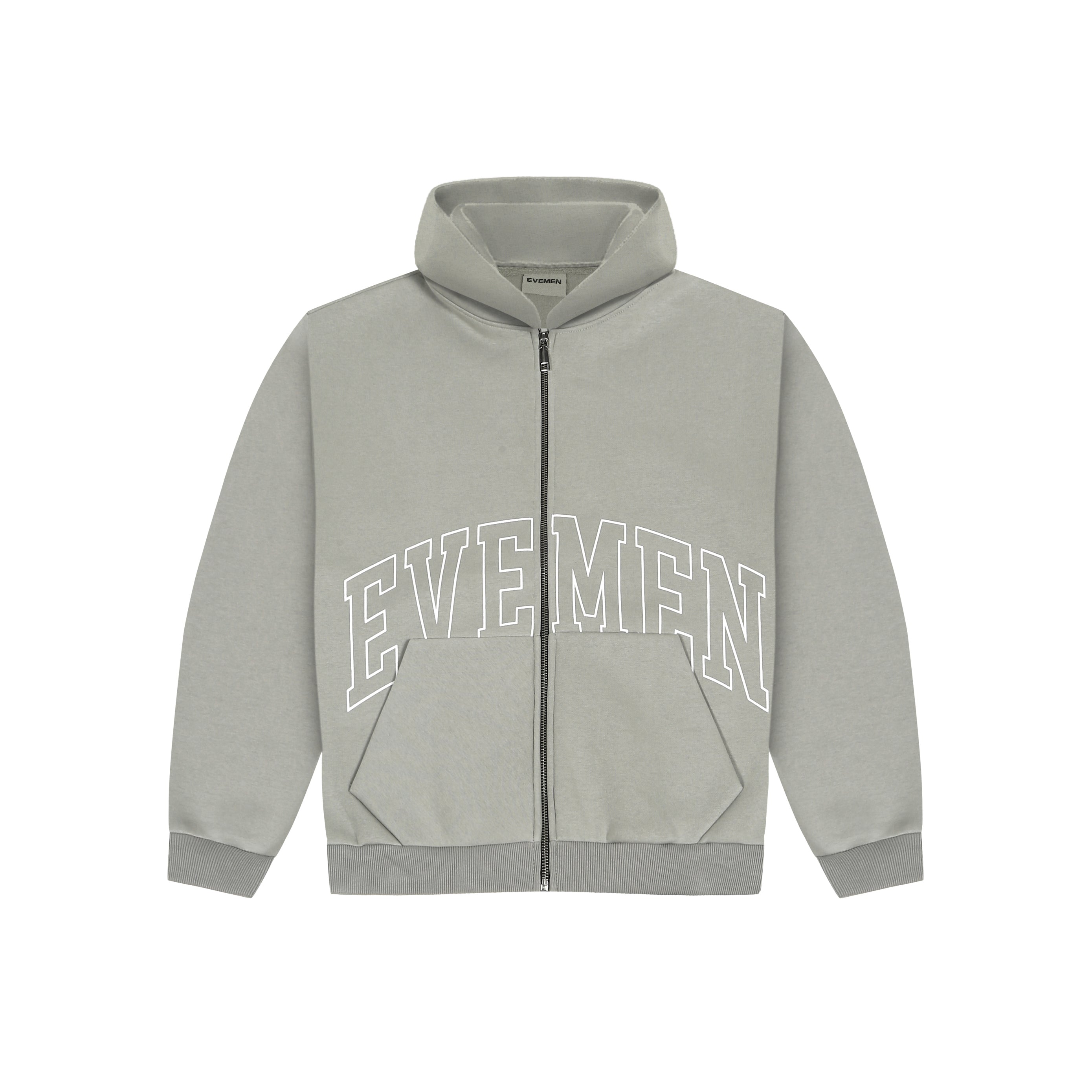 genesis boxy zip through hoodie