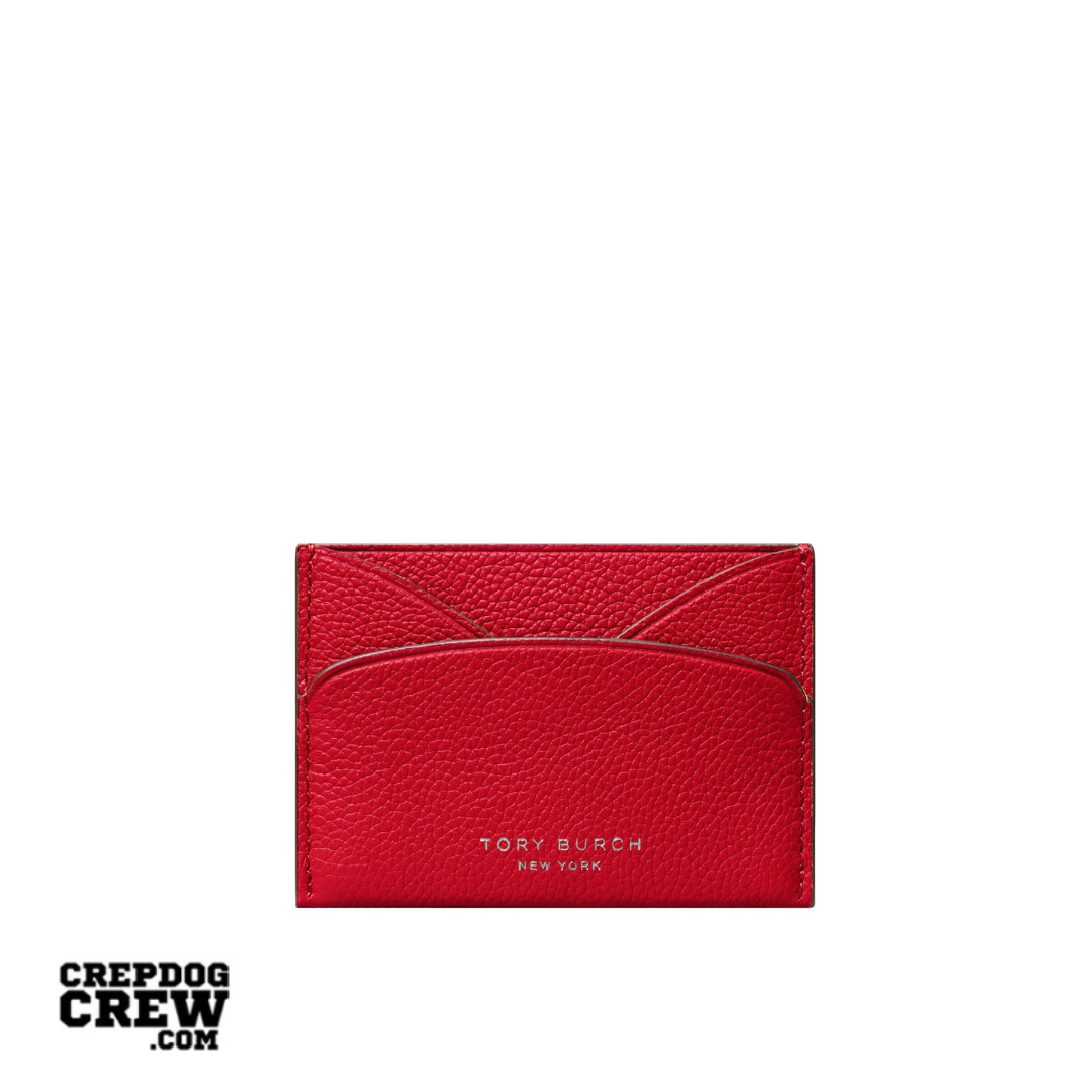 TORY BURCH ROMY FLAT CARD CASE tory red