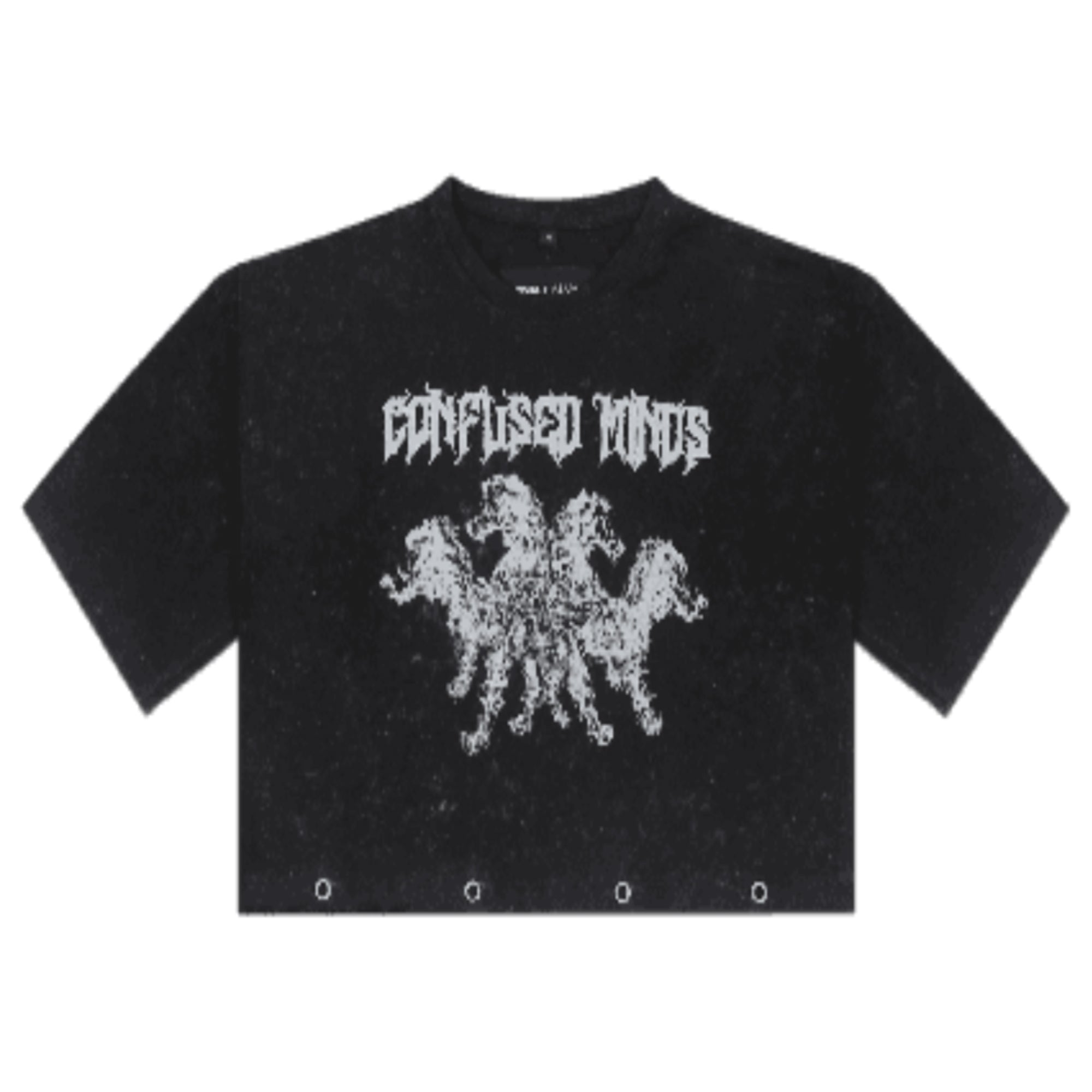 CONFUSED MINDS CROP TEE