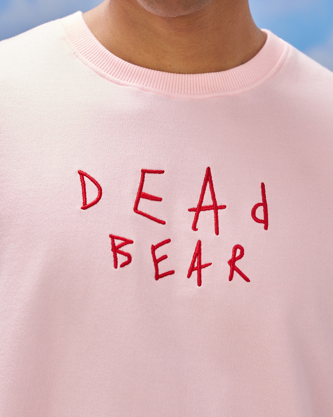Scribbled Logo Tee Pink