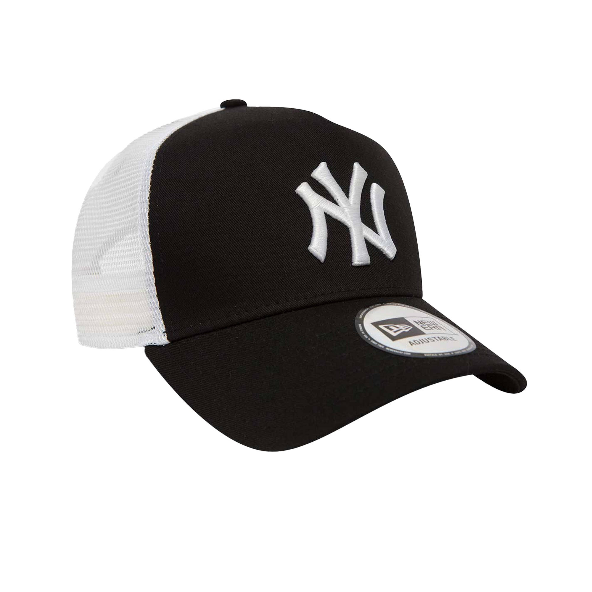 New York Yankees Clean Black A-Frame Trucker