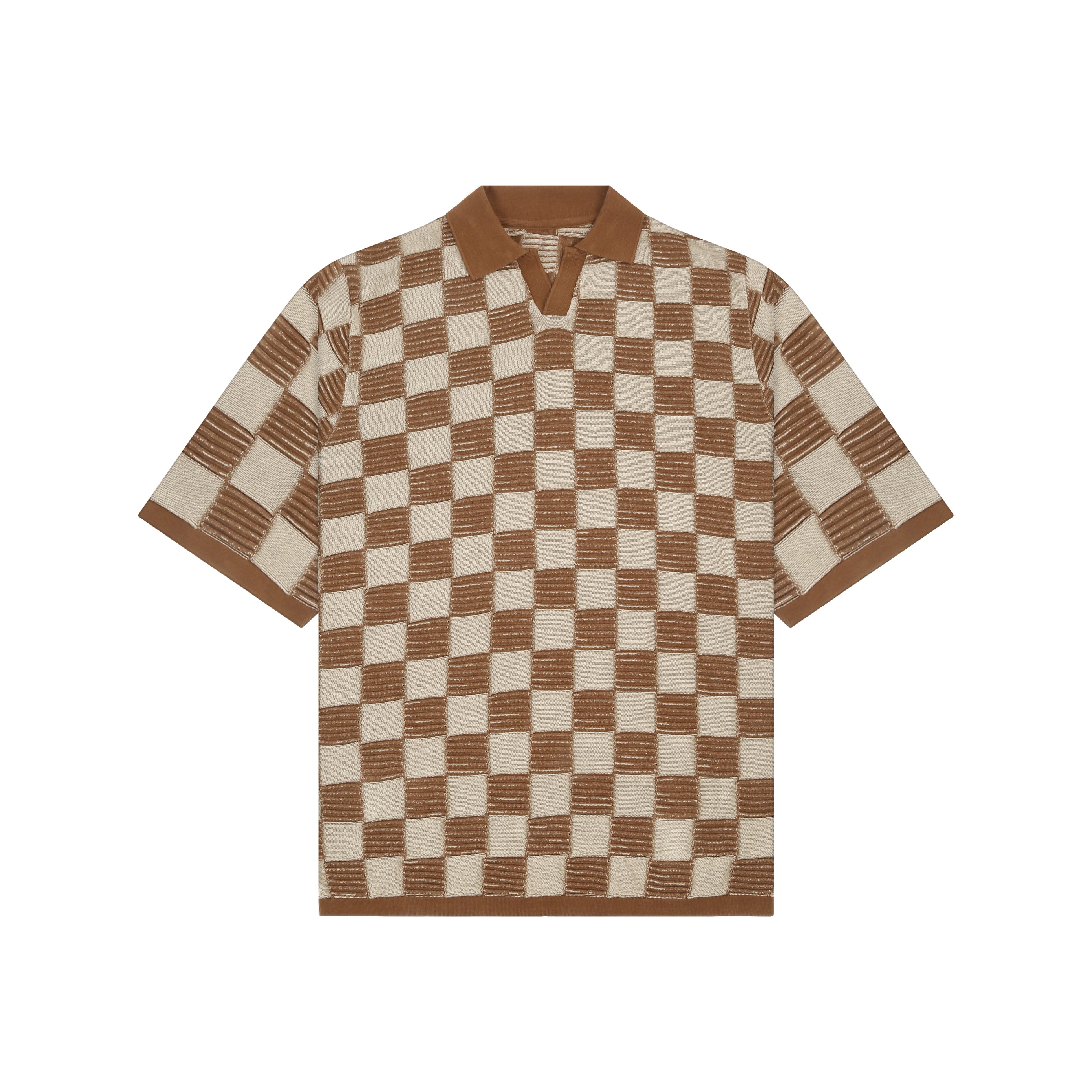 DAMIER POLO (COFFEE)