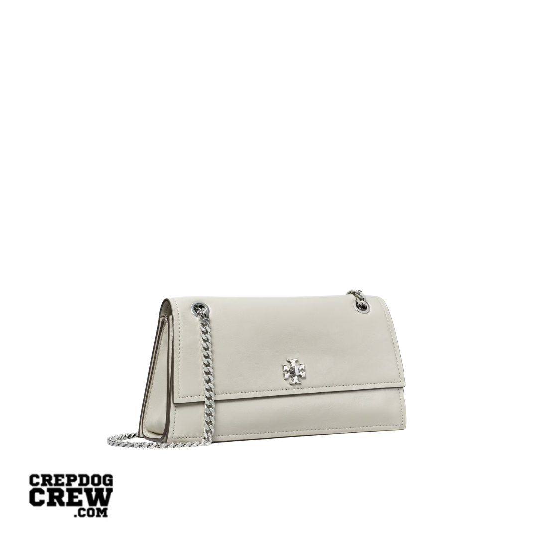 TORY BURCH MINI KIRA TURNLOCK SHOULDER BAG dove gray