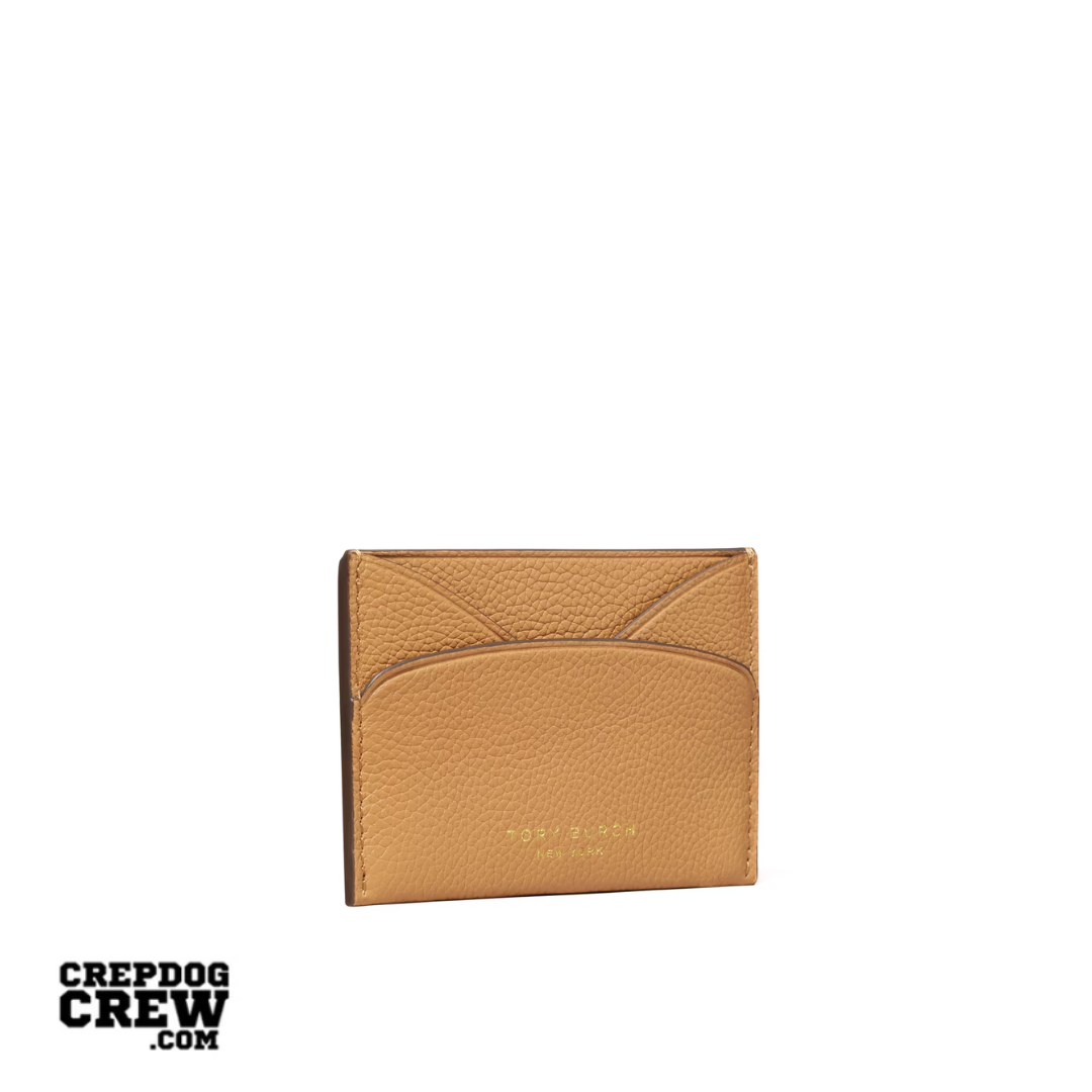 TORY BURCH ROMY FLAT CARD CASE tiramisu