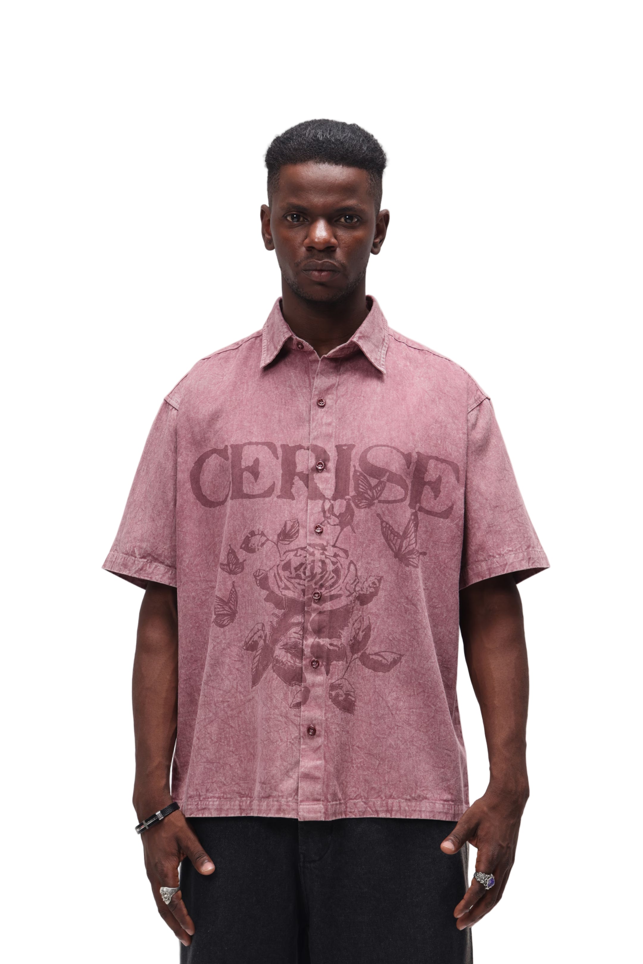 CERISE ROSE MARK SHIRT