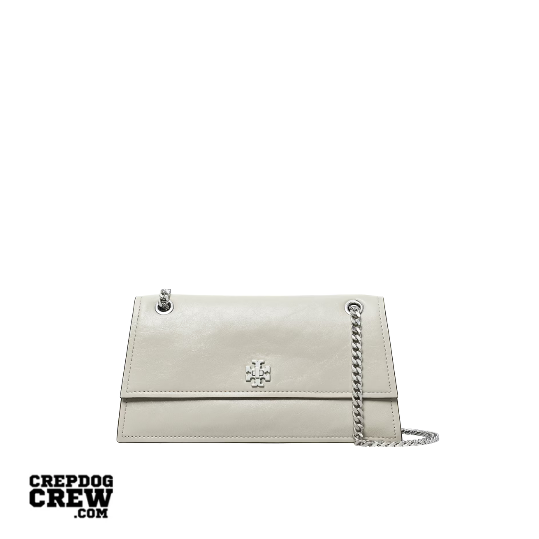 TORY BURCH MINI KIRA TURNLOCK SHOULDER BAG dove gray