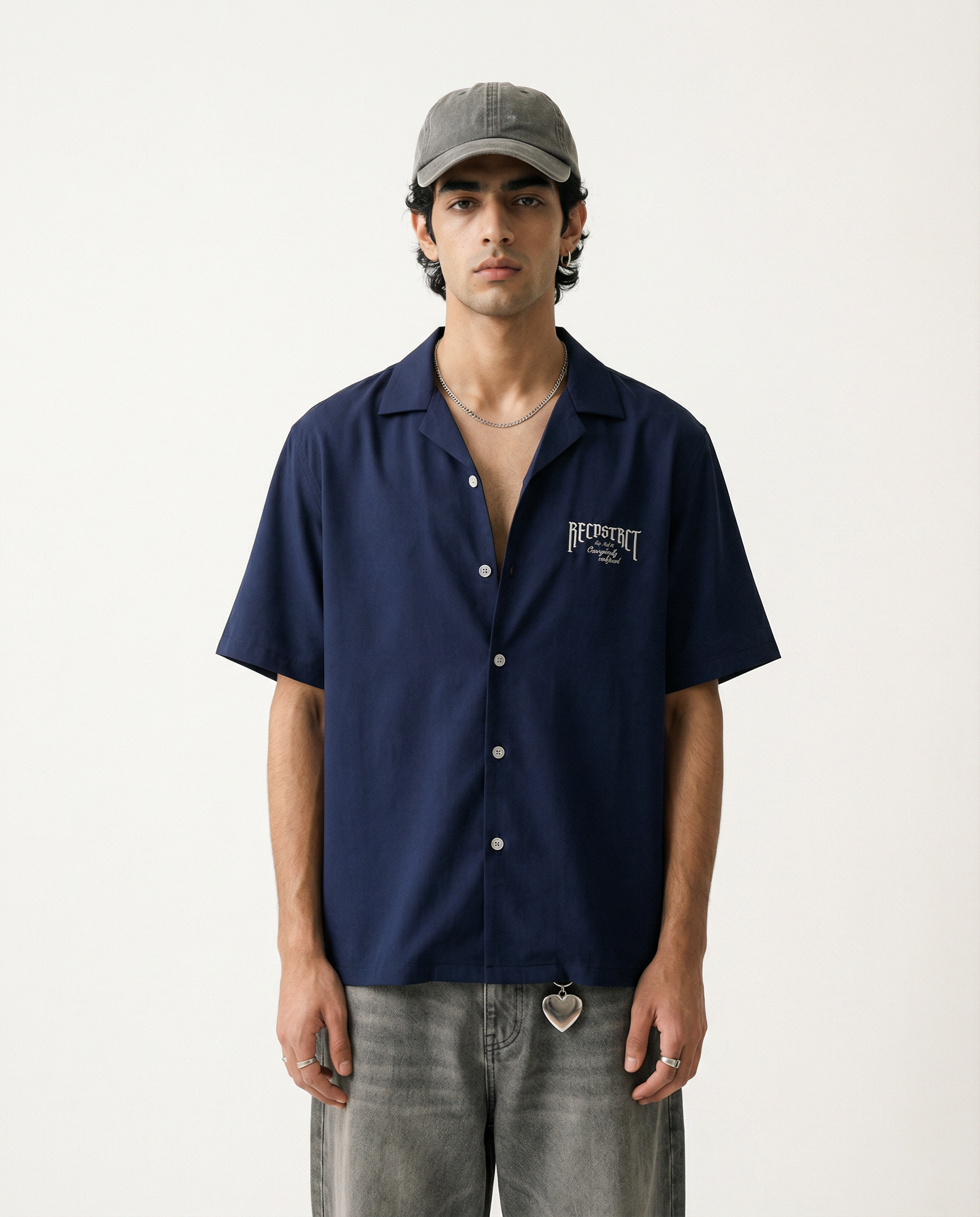 Signature Crepe - Navy blue