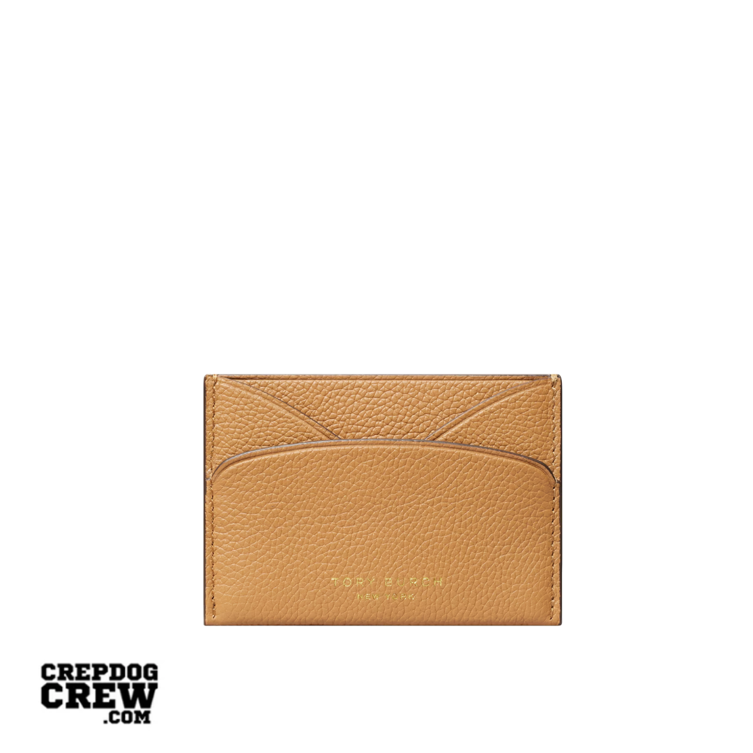 TORY BURCH ROMY FLAT CARD CASE tiramisu