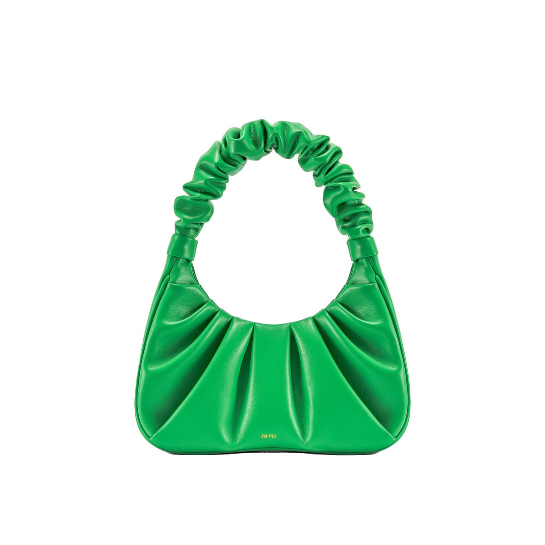 JW PEI Gabbi Ruched Hobo Handbag - Grass Green