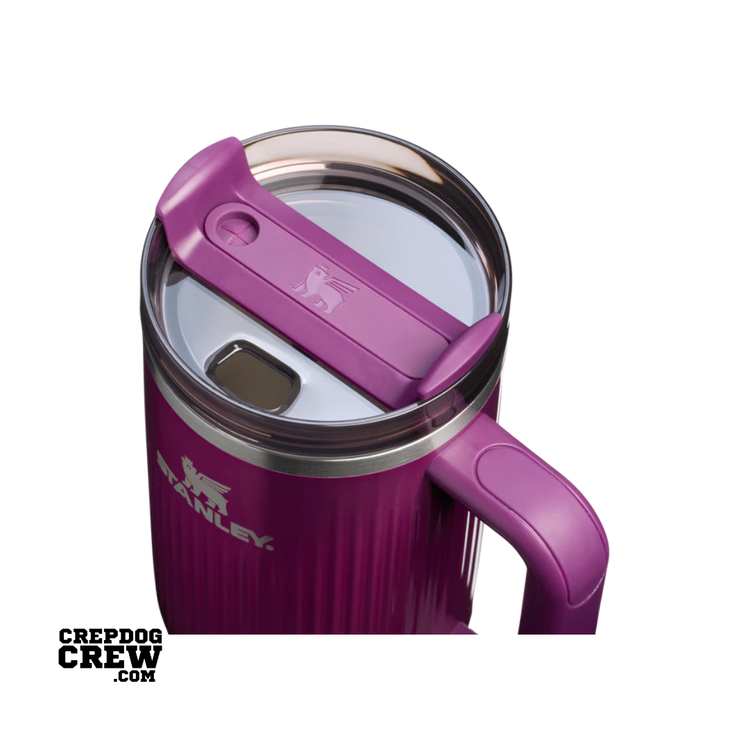 STANLEY TUMBLER Mug FlowState Fluted Mulberry Shine 40 Oz