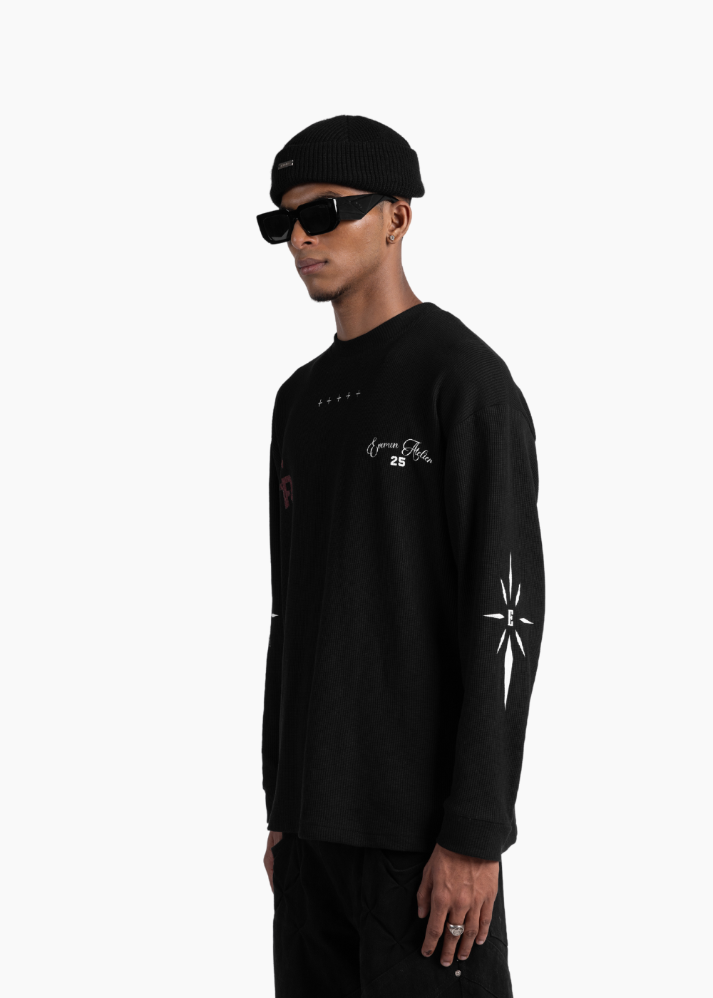 ATELIER T-SHIRT LONG SLEEVE - BLACK