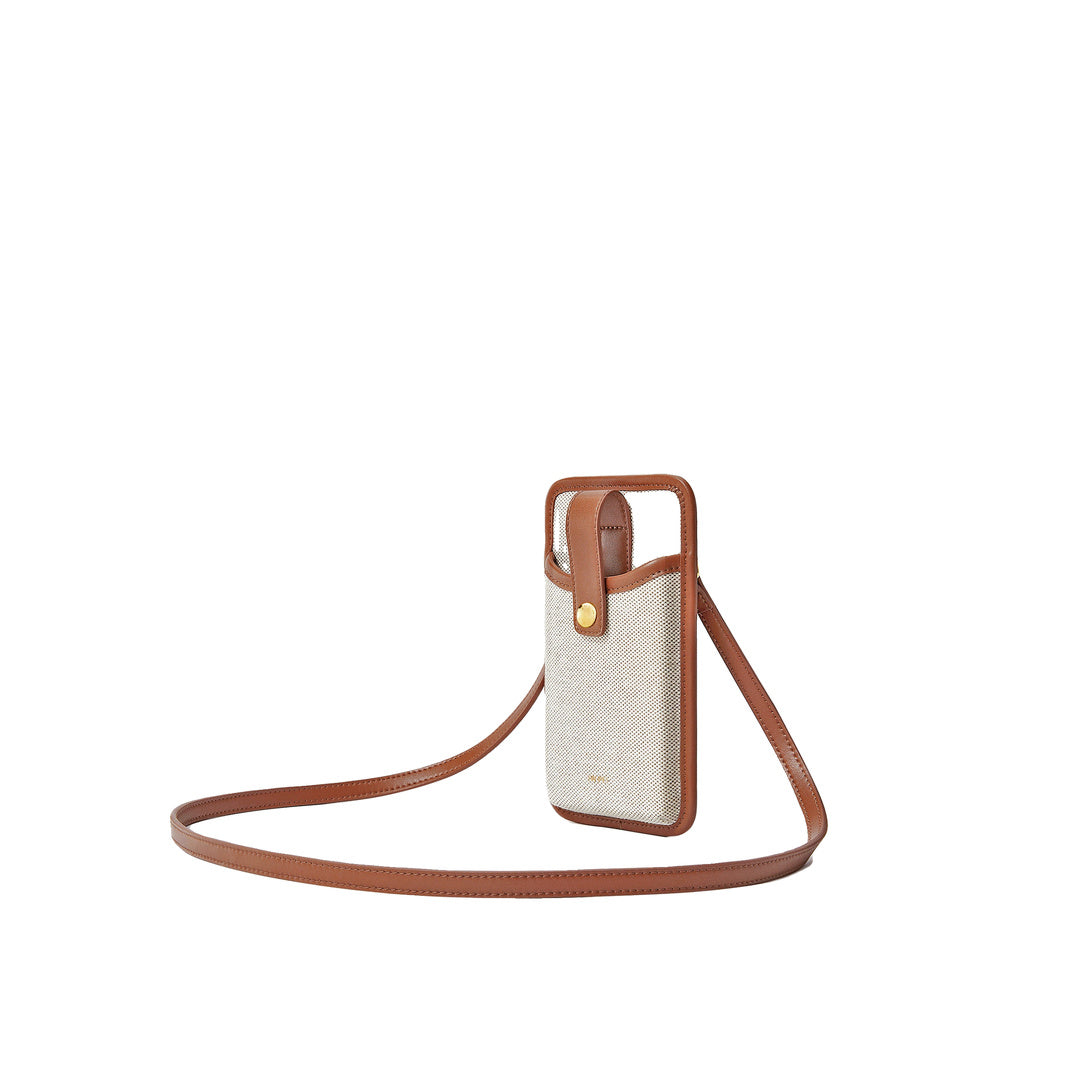 JW PEI Aylin Canvas Phone Bag - Brown