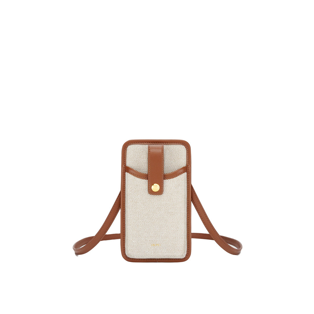 JW PEI Aylin Canvas Phone Bag - Brown