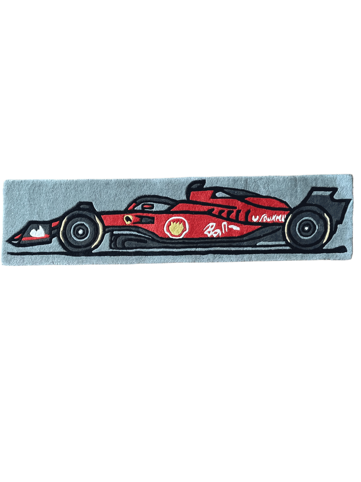 Ferrari F1 Car Rug