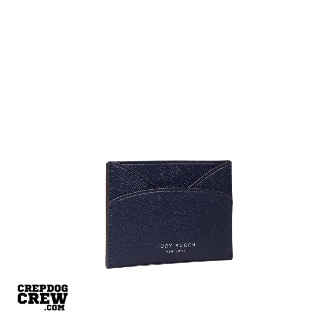 TORY BURCH ROMY FLAT CARD CASE midnight