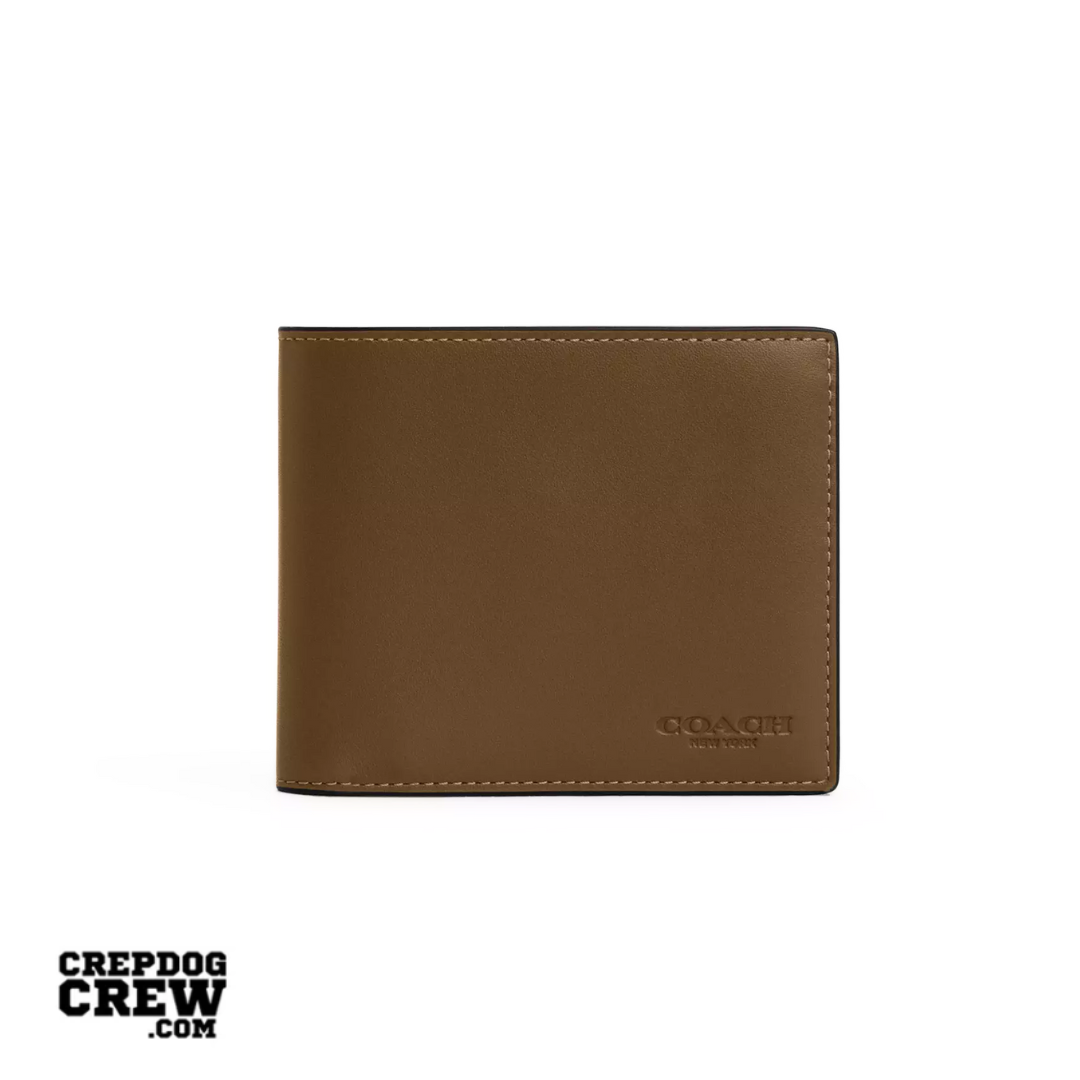 Coach 3-In-1 Wallet in smooth leather Green