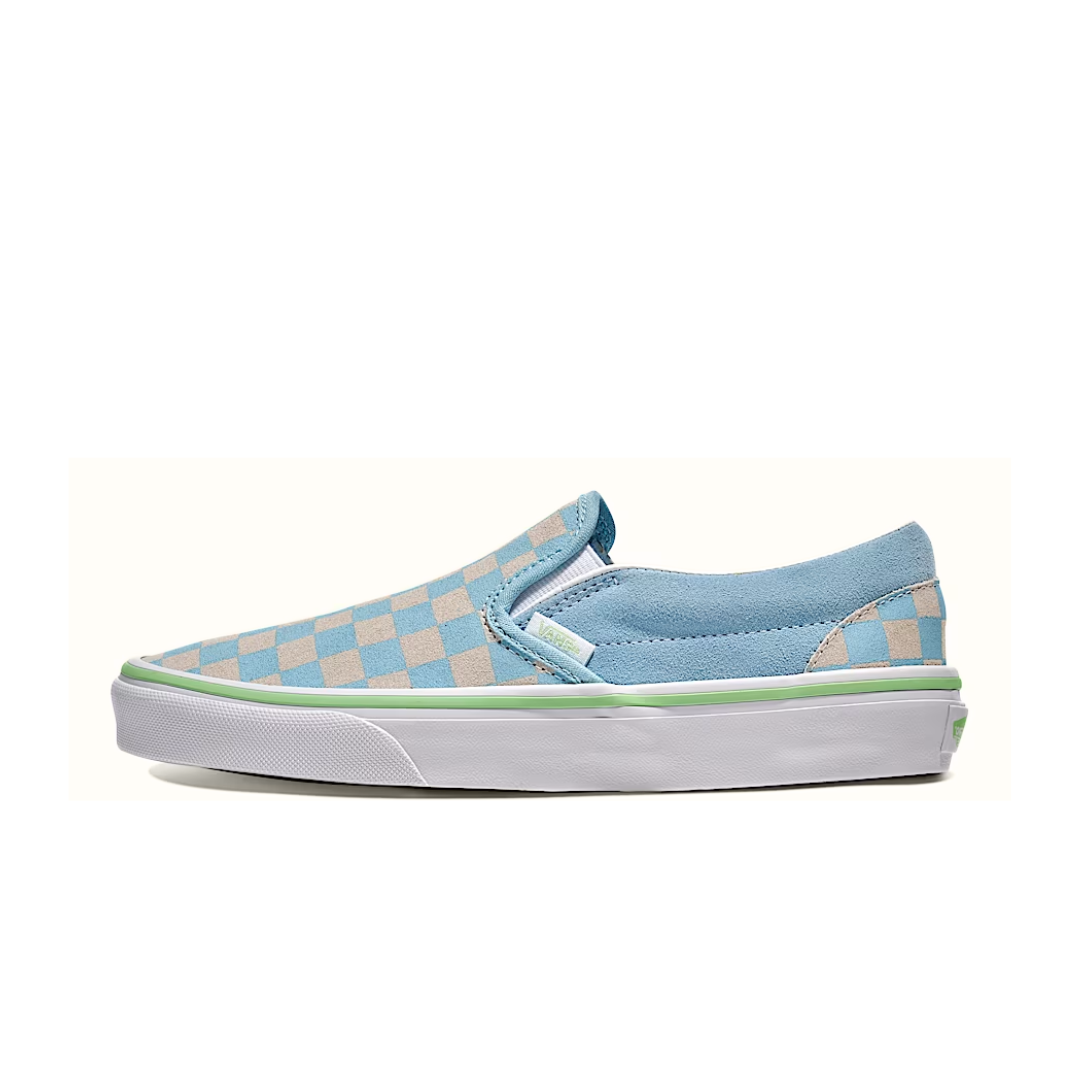 Classic Slip Checkered Color Vans Vans Classic Slip Rainbow