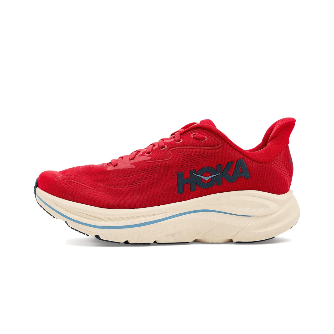 hoka clifton 10 Vermillion Varsity Navy