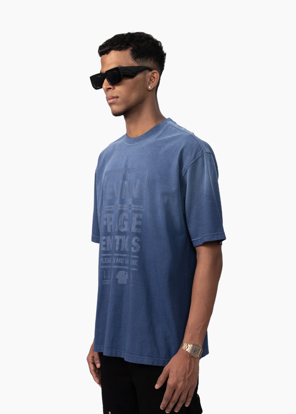 FRAGILE T-SHIRT - PIGMENT BLUE