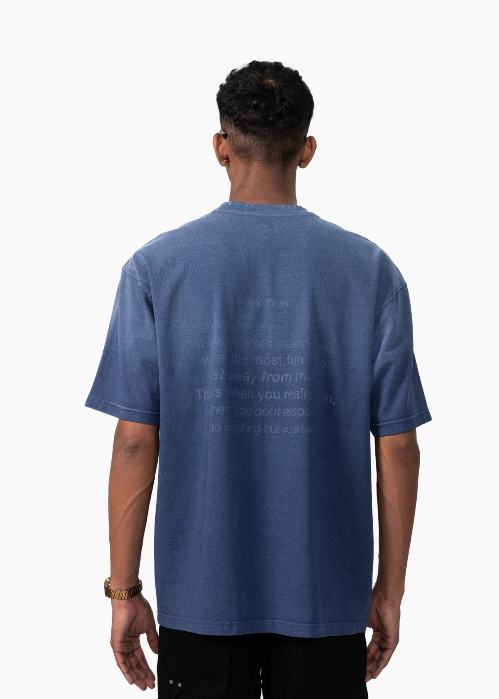 FRAGILE T-SHIRT - PIGMENT BLUE