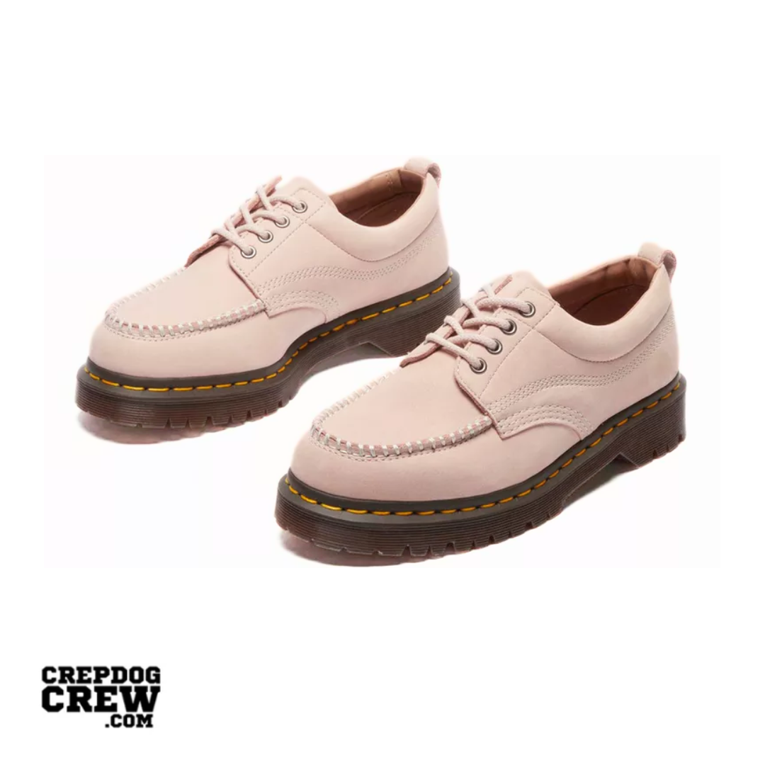 Dr. Martens Lowell Buttersoft Leather Moc Toe Shoes Powder Pink
