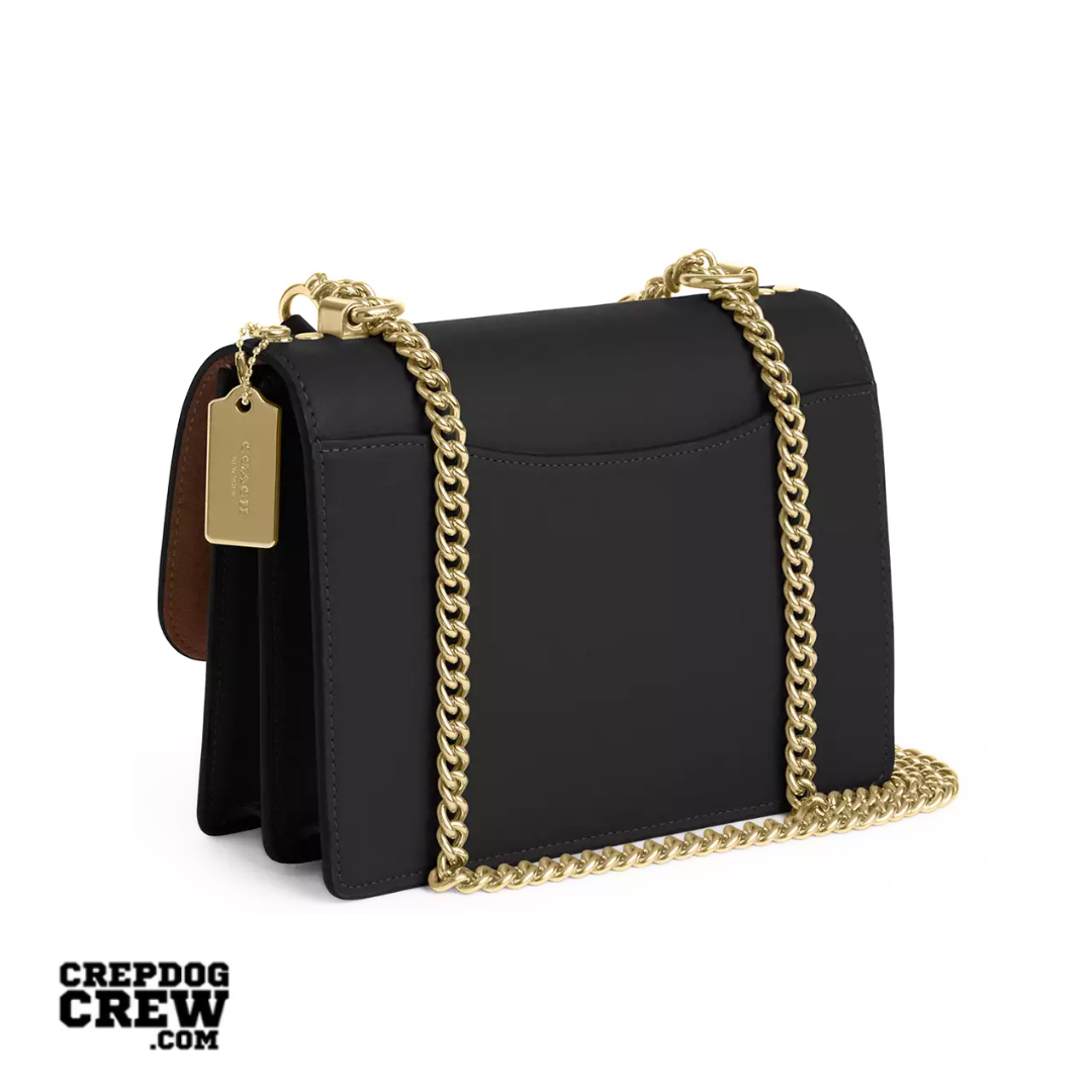 COACH Klare Crossbody Bag In Signature Canvas Gold Tan Black Multi