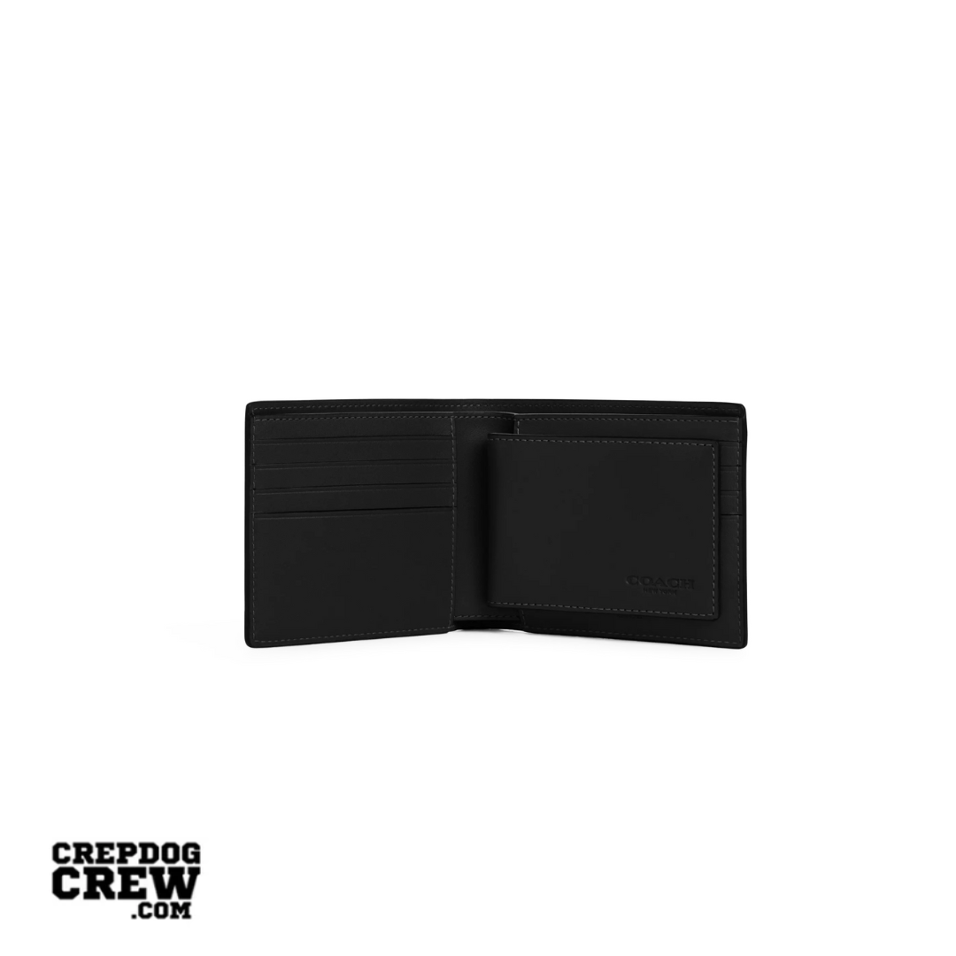 Coach 3-In-1 Wallet in smooth leather Green