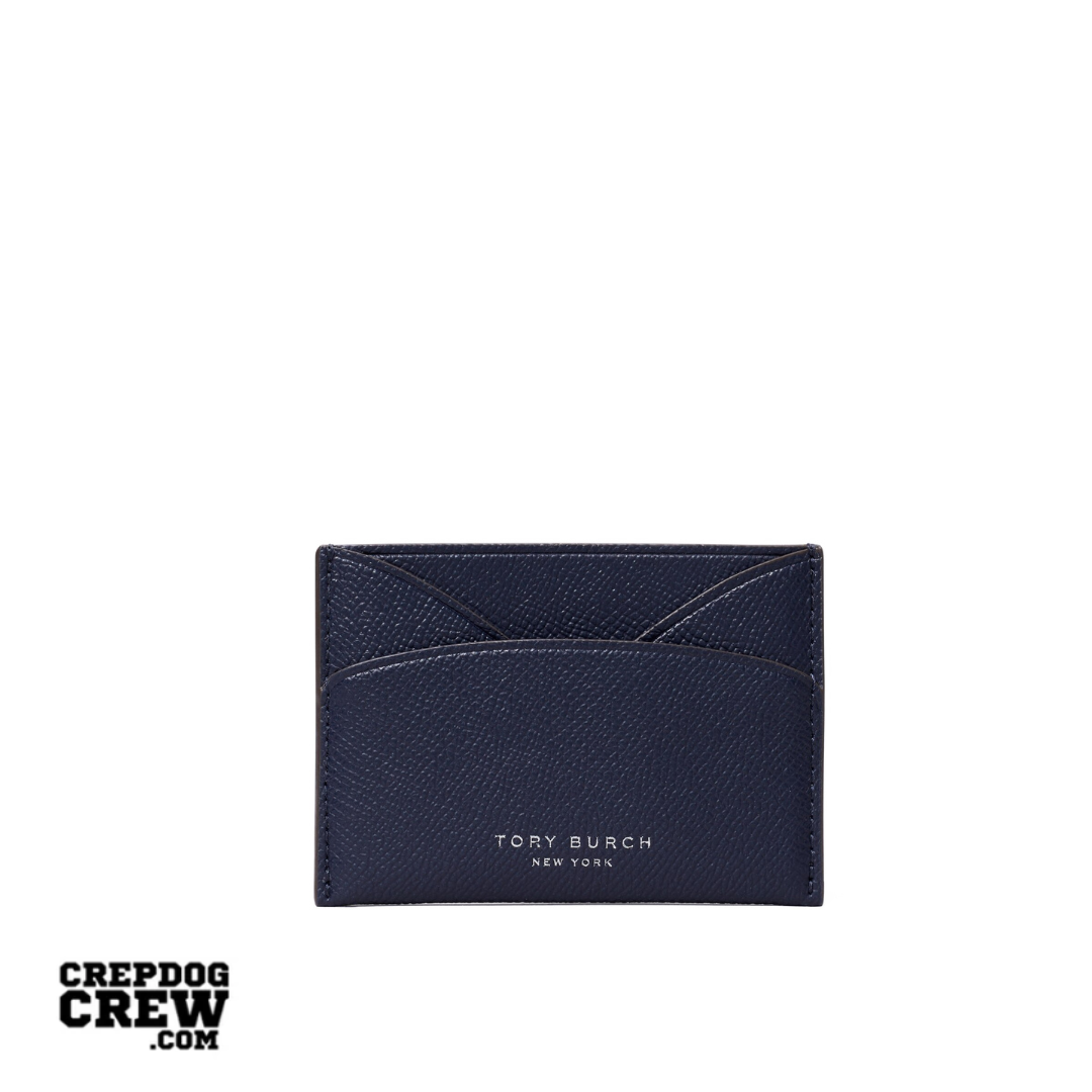 TORY BURCH ROMY FLAT CARD CASE midnight