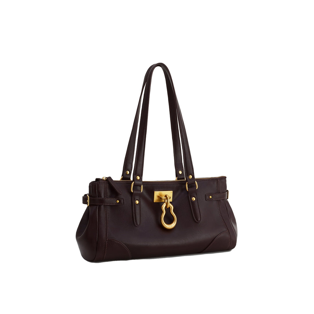 JW PEI Yvette Elongated Tote Bag - Dark Brown