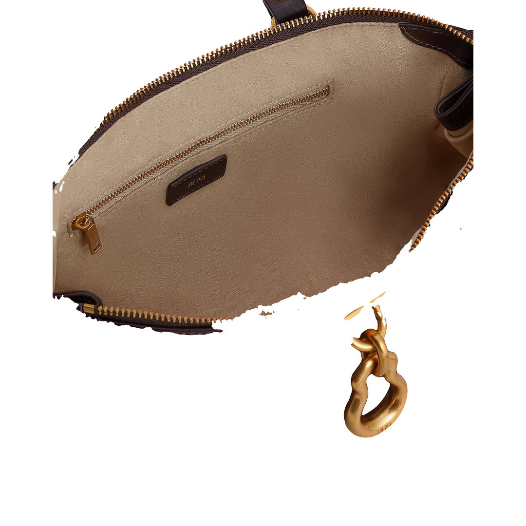 JW PEI Yvette Elongated Tote Bag - Dark Brown