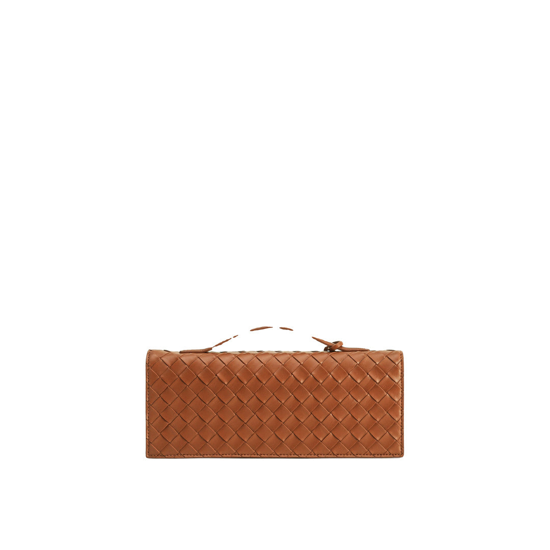 JW PEI Celeste Woven Textured Envelope Top Handle Bag - Brown
