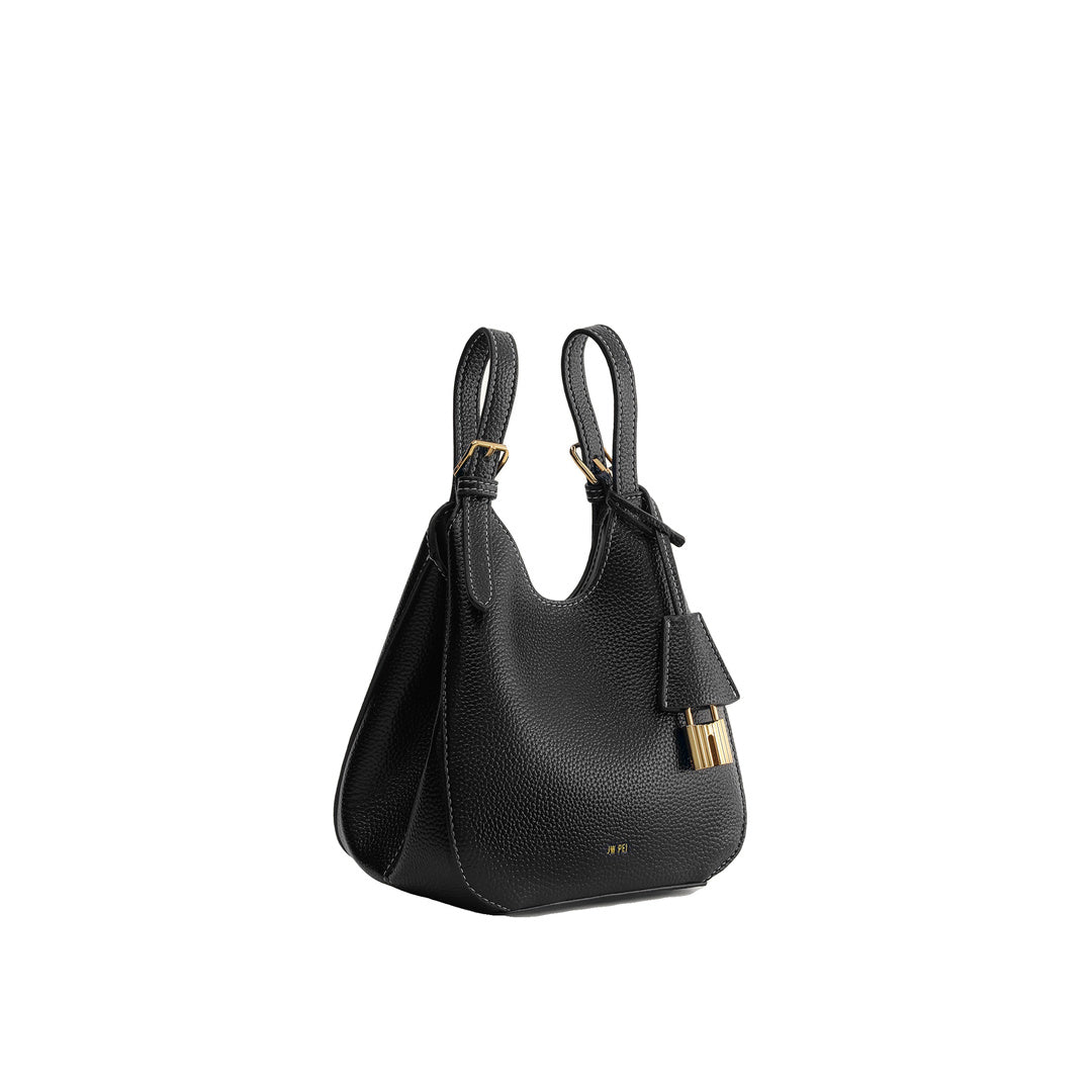 JW PEI Ines Padlock Tote Bag - Black