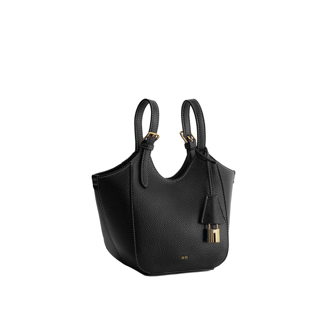 JW PEI Ines Padlock Tote Bag - Black