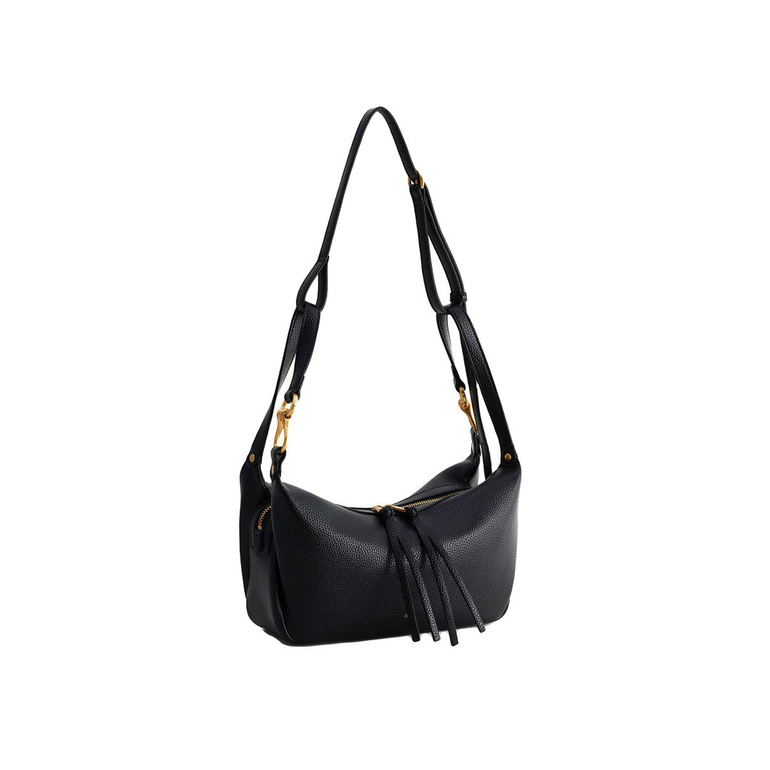 JW PEI Selia Soft-Grain Crossbody Bag - Black