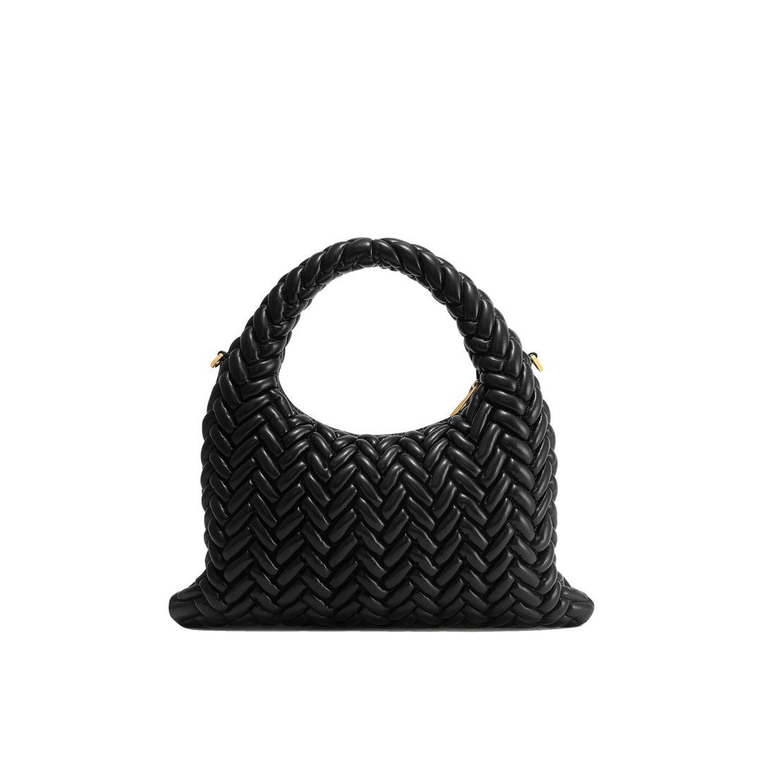 JW PEI Cora Quilting Handle Bag - Black